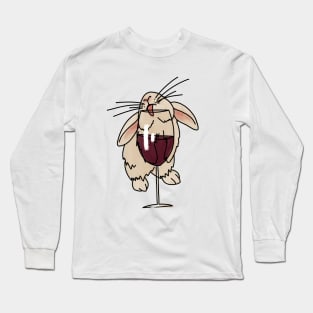 RABBIT WINE Long Sleeve T-Shirt